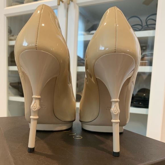 Gucci Vitello peep toe heels - Picture 3 of 4